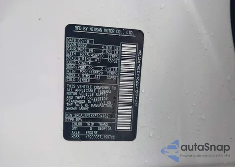 2019 Infiniti Qx50 Essential z USA, uszkodzony, nr VIN 3PCAJ5M1XKF104162